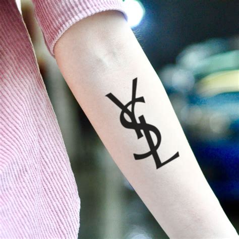 ysl tattoos vorlage|ysl beauty engraving.